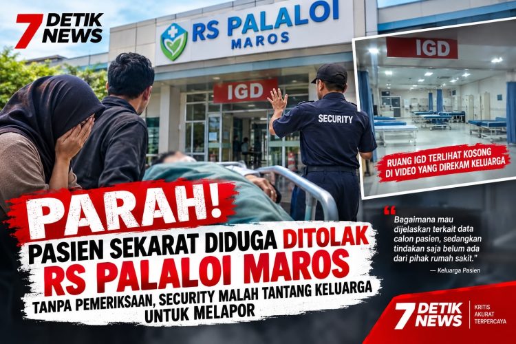 Parah! Pasien Sekarat Diduga Ditolak RS Palaloi Maros Tanpa Pemeriksaan, Security Malah Tantang Keluarga untuk Melapor
