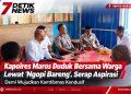 Kapolres Maros Duduk Bersama Warga Lewat ‘Ngopi Bareng’, Serap Aspirasi Demi Wujudkan Kamtibmas Kondusif