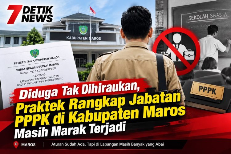 Diduga Tak Dihiraukan, Praktek Rangkap Jabatan PPPK di Kabupaten Maros Masih Marak Terjadi