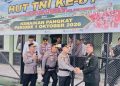 HUT TNI ke-81 di Makodim 1422 Maros Berlangsung Khidmat, Sinergitas TNI-Polri Semakin Solid