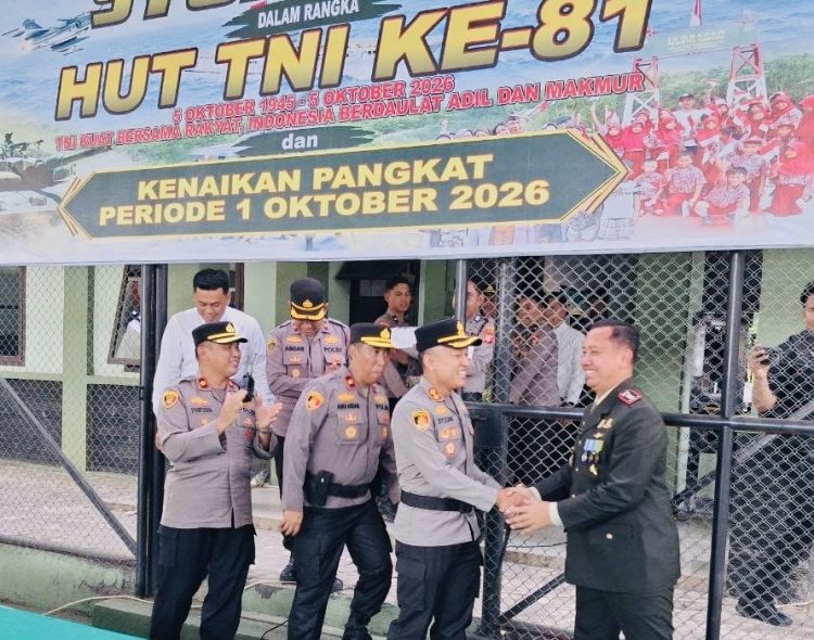 HUT TNI ke-81 di Makodim 1422 Maros Berlangsung Khidmat, Sinergitas TNI-Polri Semakin Solid