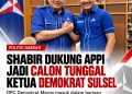 Shabir Ketua Dpc Demokrat Maros Dukung Appi, Calon Tunggal Ketua Demokrat Sulsel
